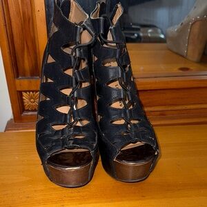 Stylish Black Women's Platform Heels